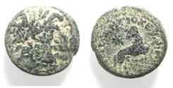 Ancient Coins - Seleucis and Pieria. Antioch Æ 20 . Star of Bethlehem depicted. 1st Century AD