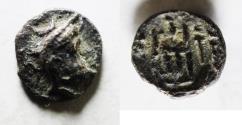 Ancient Coins - Kings of Persis. 2nd century BC. AR Obol