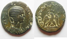 Ancient Coins - Phoenicia. Tyre under Julia Domna (AD 193-217). AE 26mm. Unpublished!