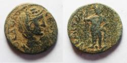 Ancient Coins - DECAPOLIS. BOSTRA. FAUSTINA I AE 18