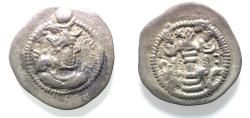 Ancient Coins - Sasanian Empire. Kavad I (first reign, AD 488-497). AR drachm (29 mm, 4.07 g) A mint.