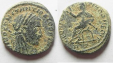 Ancient Coins - Divus Claudius II Gothicus Æ Half Follis. Commemorative issue.