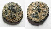 Ancient Coins - DECAPOLIS. BOSTRA OR CANATHA. ANTONINUS PIUS? AE 12
