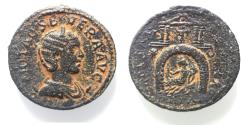 Ancient Coins - Syria, Coele Syria. Damascus under Otacilia Severa (Augusta, AD 244-249). AE 30 mm, 17.60g. Struck circa AD 247-249.