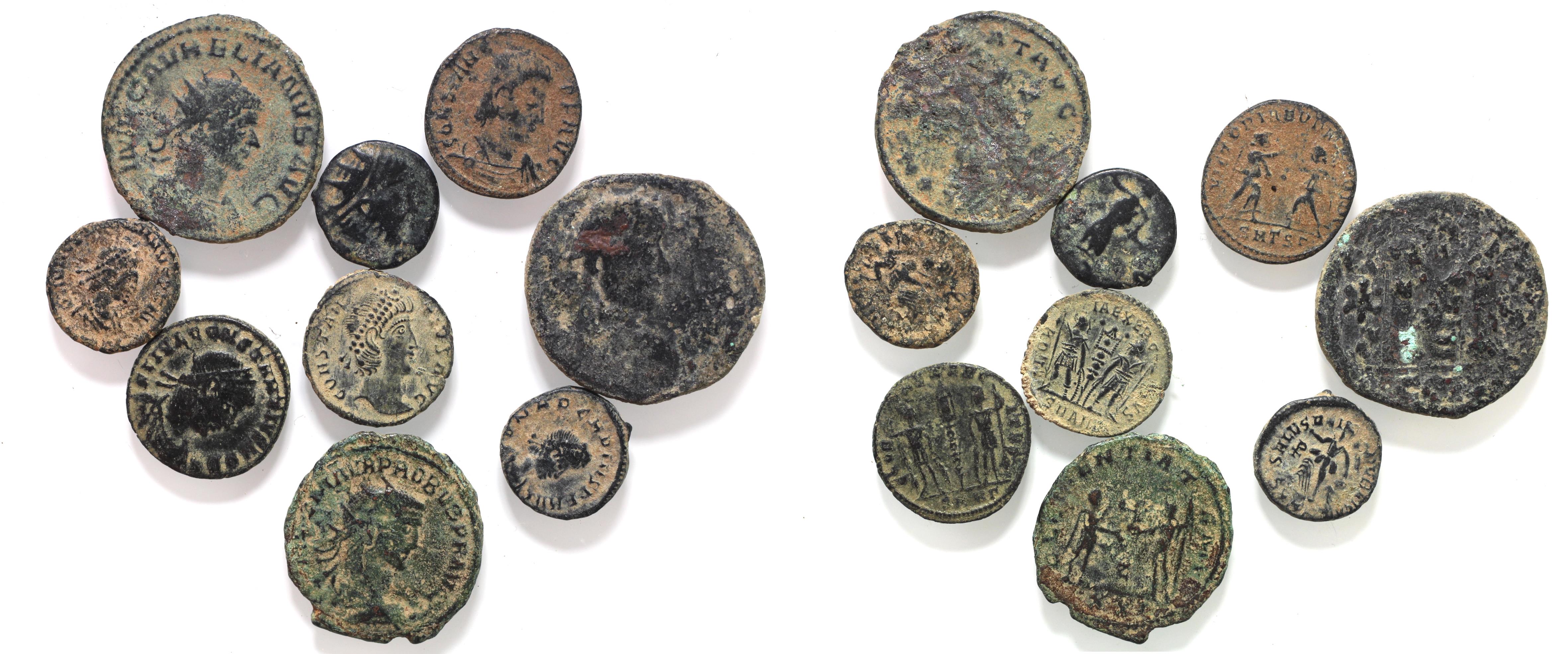 Roman. Lot of 9 AE COINS | Lots & Collections