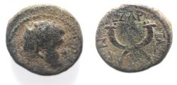 Ancient Coins - DECAPOLIS. GADARA. TITUS AE 17