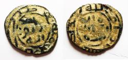 World Coins - ISLAMIC. UMMAYYED AE FALS. AL-RAMLAH MINT. 696-750 A.D. الرمله