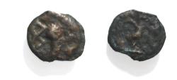 Ancient Coins - Arabia Felix. Hadhramawt. First century BC-first century AD. Cast AE 14mm, 1.53 g. Shaqar mint.