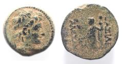 Ancient Coins - SELEUKID KINGS of SYRIA. Alexander II Zabinas. 128-122 BC. AE 18
