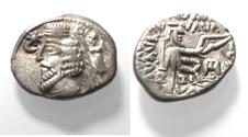 Ancient Coins - KINGS OF PARTHIA. Parthian Kingdom. SILVER DRACHM .