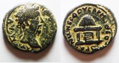 Ancient Coins - ARABIA, Adraa. Marcus Aurelius. AD 161-180. Æ (26mm, 13.42 g). Dated CY 70 (AD 175/6).