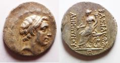 Ancient Coins - Seleukid Kings. Demetrios I Soter (162-150 BC). AR tetradrachm (31mm, 16.72). Antioch on the Orontes mint. Struck c. 162-155/4 BC.