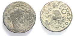 Ancient Coins - Seleucis and Pieria. Antioch . Elagabalus AE25 Tyche .