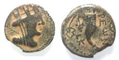 Ancient Coins - DECAPOLIS. GADARA. Autonomous issues. 1st century BC. AE 19