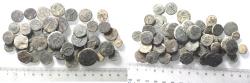 Ancient Coins - AS FOUND: LOT OF 48 SELEUKID AND PHOENICIAN AE COINS