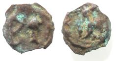 Ancient Coins - Arabia Felix. Hadhramawt. First century BC-first century AD. Cast AE UNIT . Shaqar mint.