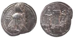 Ancient Coins - SASANIAN KINGS. Vahr?m (Bahram) I. AD 273-276. AR Drachm