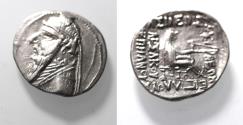 Ancient Coins - KINGS OF PARTHIA. Parthian Kingdom. SILVER DRACHM .