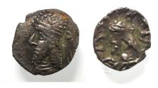 Ancient Coins - Kings of Persis. 2nd century BC. AR Obol