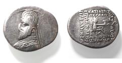 Ancient Coins - KINGS OF PARTHIA. Parthian Kingdom. SILVER DRACHM .
