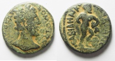 Ancient Coins - Decapolis. Abila Under Commodus AE 24. Herakles