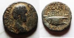 Ancient Coins - DECAPLIS. GADARA. GORDIAN III AE 24. GALLEY