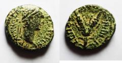 Ancient Coins - JUDAEA. SEPPHORIS . TRAJAN AE 15