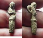 Ancient Coins - NABATAEAN. 2ND CENTURY A.D BRONZE PENDANT. PROBABLY TYCHE?!