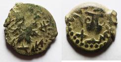 Ancient Coins - Judaea. Jewish War. First Revolt. AE Prutah. Year2. 67/68 C.E.