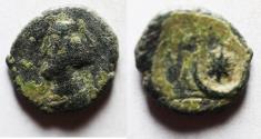 Ancient Coins - KINGS of PARTHIA. Mithradates II.  Æ Chalkon .