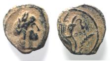 Ancient Coins - Nabataean Kingdom. PHASAEL. ARETAS IV's SON AE 13