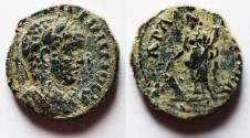 Ancient Coins - ARABIA. CHARACHMOBA. ELAGABALUS , RARE AE 20