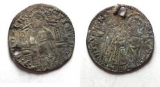World Coins - Italy. Venice. Doge Antonio Venerio (1382-1400). AR grosso (21mm, 1.68g).