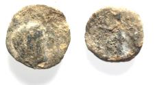 Ancient Coins - Arabia. Nabatean Kings. Obodas II (9-6 BC). Lead token (12mm, 1.39g). Petra mint.