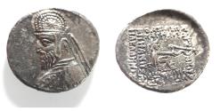 Ancient Coins - KINGS OF PARTHIA. Parthian Kingdom. SILVER DRACHM .