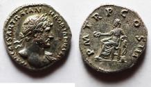 Ancient Coins - EXCEPTIONAL: HADRIAN (117-138). AR Denarius