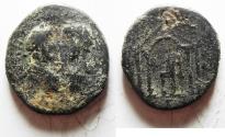 Ancient Coins - JUDAEA, Aelia Capitolina (Jerusalem). Marcus Aurelius & Lucius Verus. AD 161-169. Æ 31