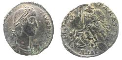 Ancient Coins - CONSTANTIUS II AE , FALLEN HORSEMAN. AS FOUND. ALEXANDRIA