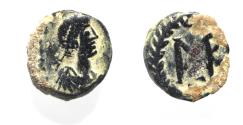 Ancient Coins - BEAUTIFUL WITH ORIGINAL DESERT PATINA. MARCIAN AE 4