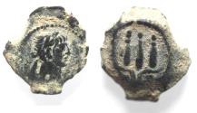 Ancient Coins - EGYPT. Alexandria. Trajan, 98-117. Dichalkon