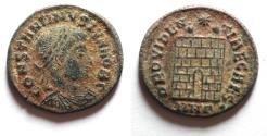 Ancient Coins - Constantine II AE follis. Camp Gate.