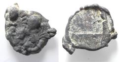 Ancient Coins - Roman Egypt. 2nd-3rd century AD. Lead seal impression (27mm, 16.08g). Illegible design.