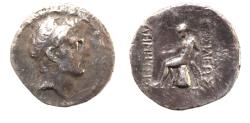 Ancient Coins - Possibly unpublished: Seleukid Kings. Demetrios I Soter (162-150 BC). AR tetradrachm (26mm, 15.45g). Antioch on the Persian Gulf mint(?).