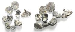Ancient Coins - Roman Egypt. Lot of 9 Lead Seal Impressions