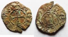 World Coins - CRUSADERS. Æ Pougeoise