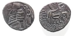 Ancient Coins - KINGS OF PARTHIA. Parthian Kingdom. SILVER DRACHM .