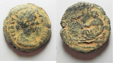 Ancient Coins - Egypt. Alexandria. FAUSTINA II AE DIOBOL
