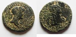 Ancient Coins - DECAPOLIS. BOSTRA UNDER HADRIAN AE 22. WITH ARABIA ON REVERSE