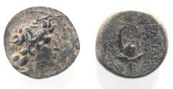Ancient Coins - Seleukid Kings Tryphon 142-138 B.C. AE 17