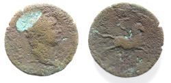 Ancient Coins - EGYPT, Alexandria. DOMITIAN AE OBOL